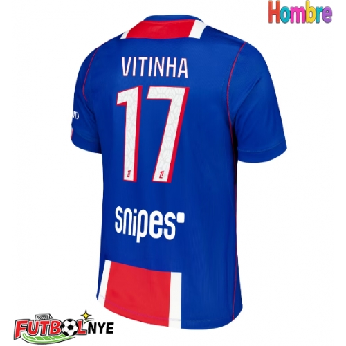 Camiseta Paris Saint-Germain Vitinha #17 Primera Equipación 2026-27 manga corta